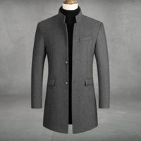 David | Moderner und edler Slim-Fit-Wollmantel
