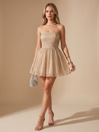 Victoria | Glamouröses und glitzerndes Damen Party Minikleid
