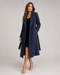 Aurélie | Eleganter und zeitloser Woll-Trenchcoat