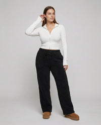 Marlene | Weiche und Stilvolle Damen Fleecehose
