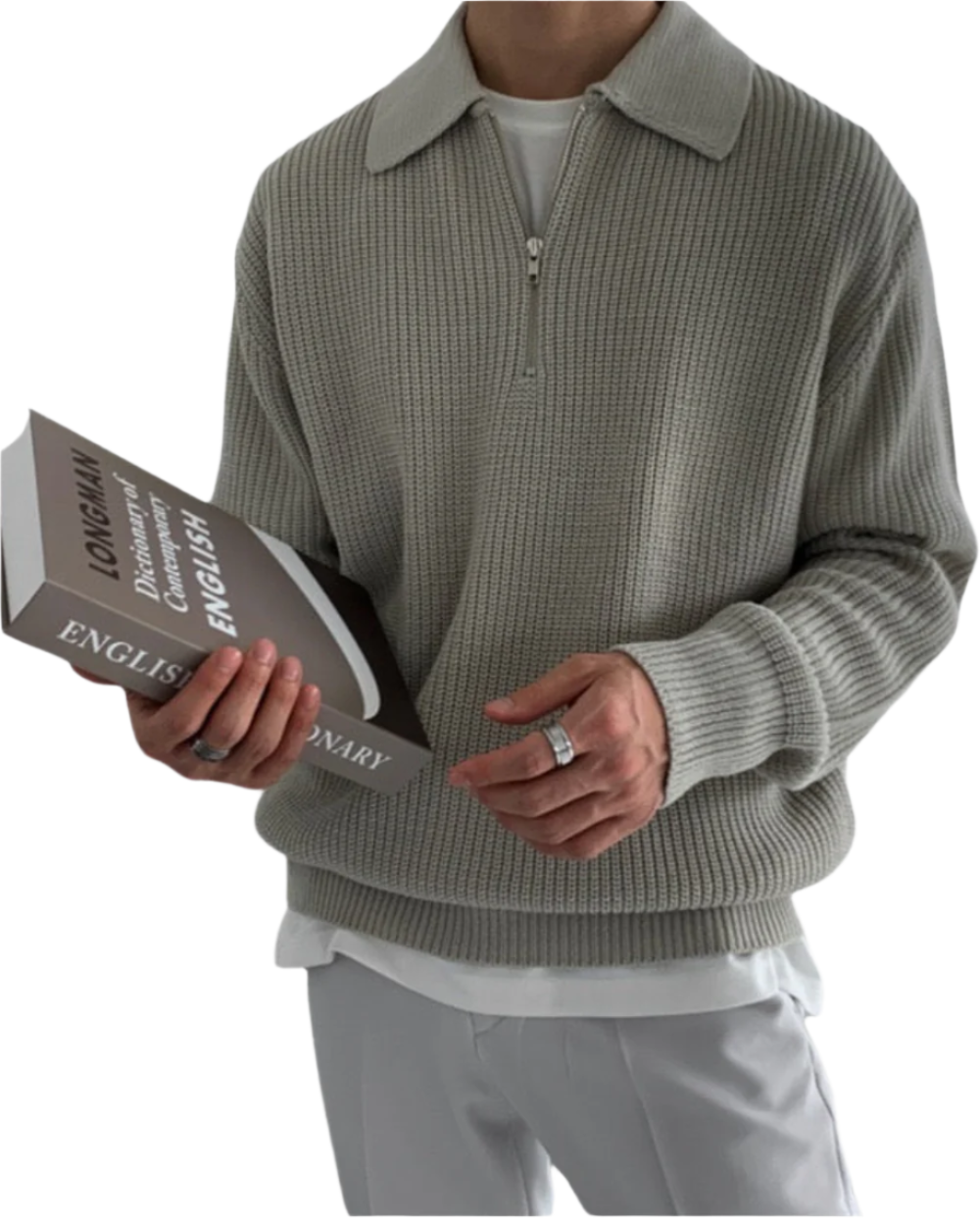 Milo | Zip Sweater – Moderner Look für Männer