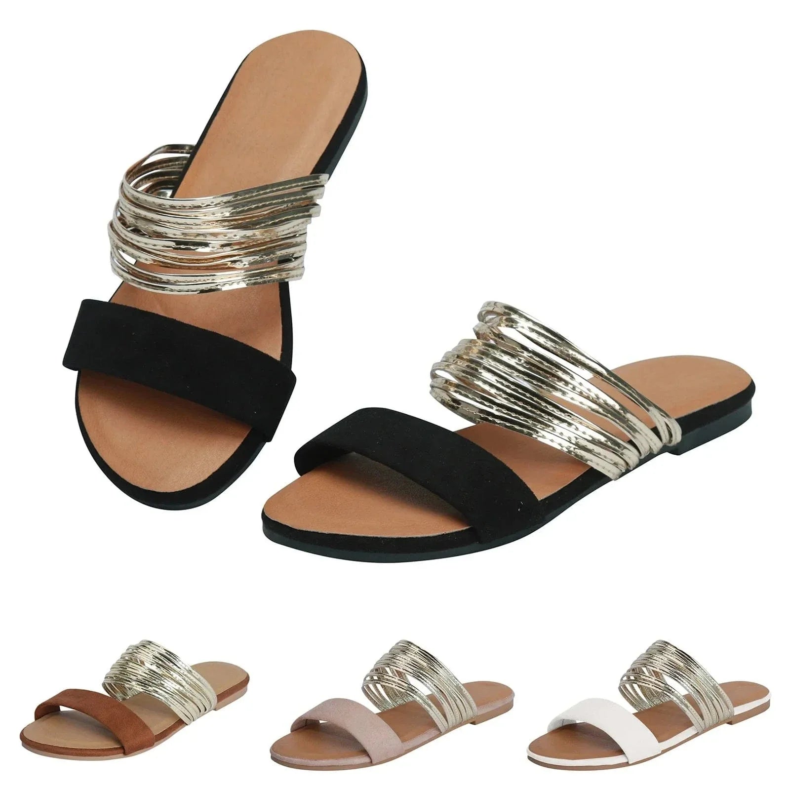 Alviana | Elegante und moderne Damen Slip-On Sandalen