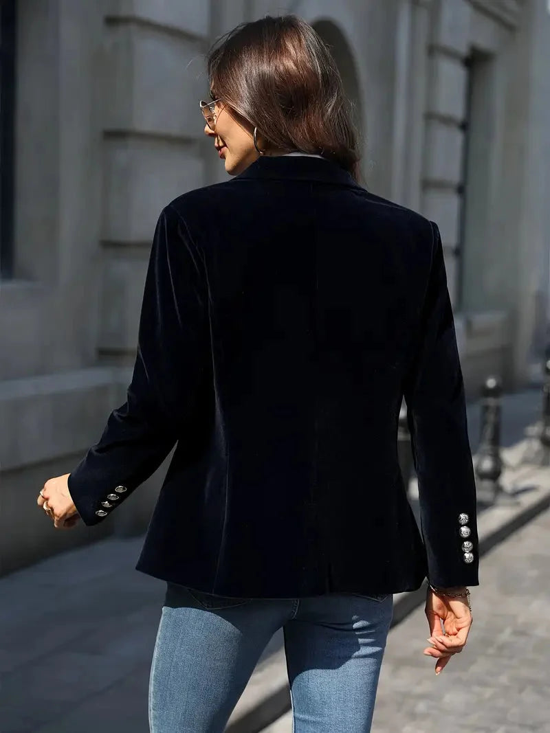 Emma | Edler und Luxuriöser Samt Blazer