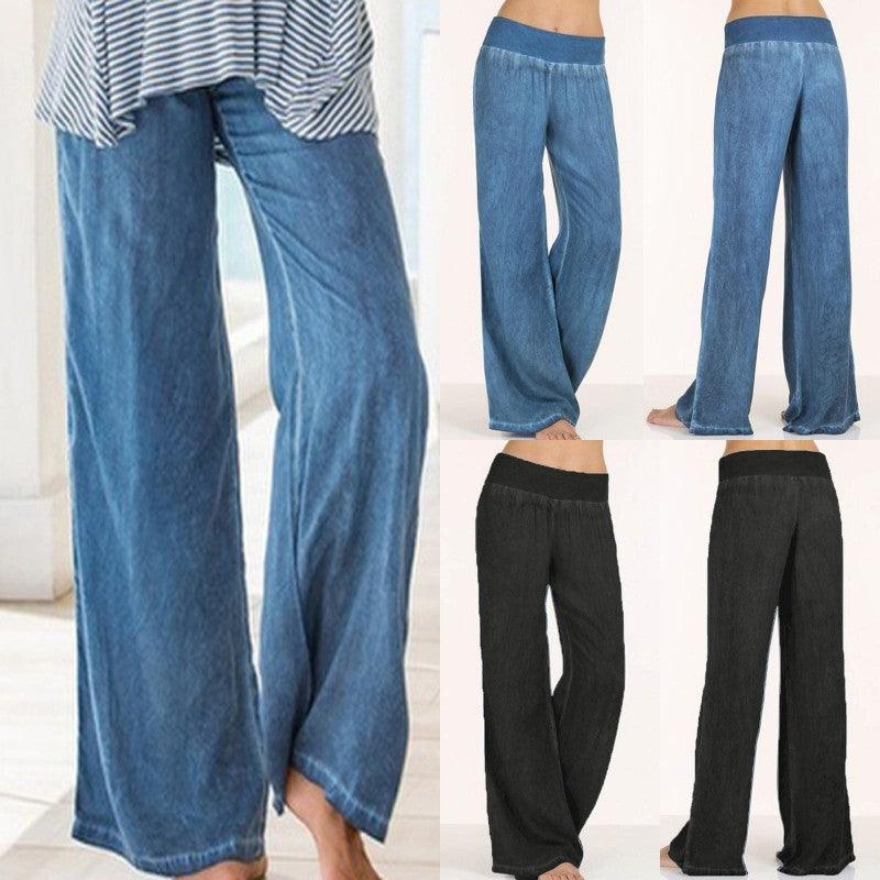 Alice | Bequeme und elegante Freizeit Weitbein Hose