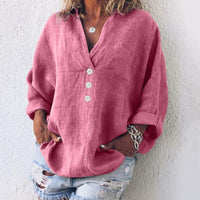 Isabelle | Leichter und Eleganter Damen Pullover aus Baumwoll Leinen