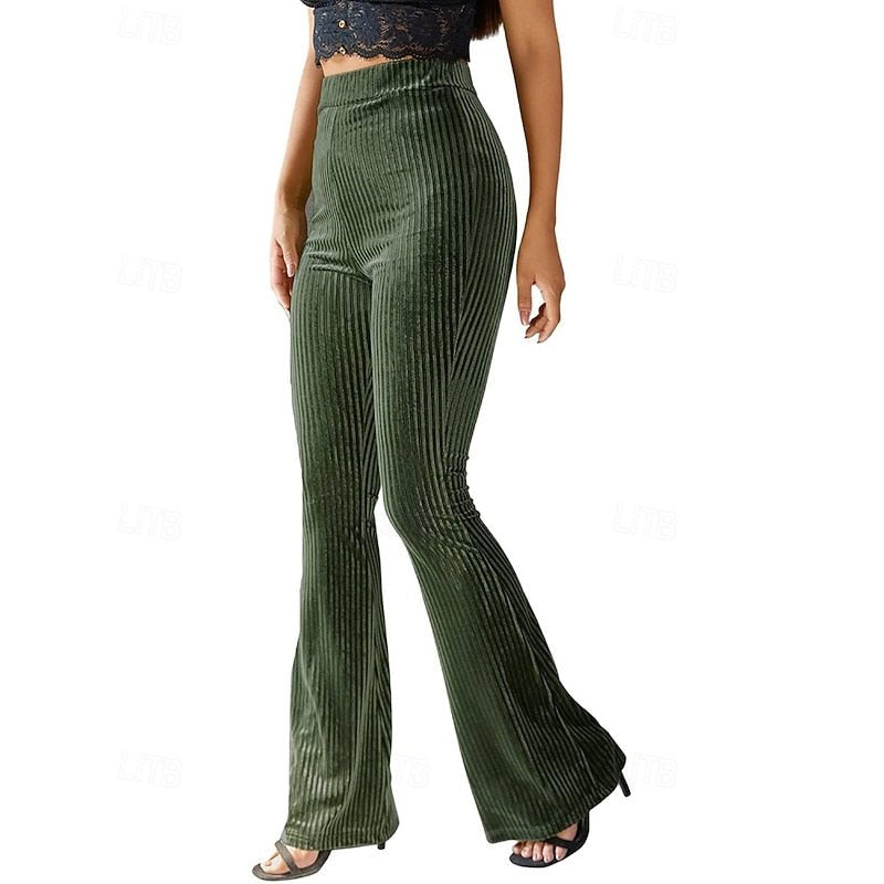 Soleil | High-Waist Flared Pants – Effortlessly Chic Style for Women