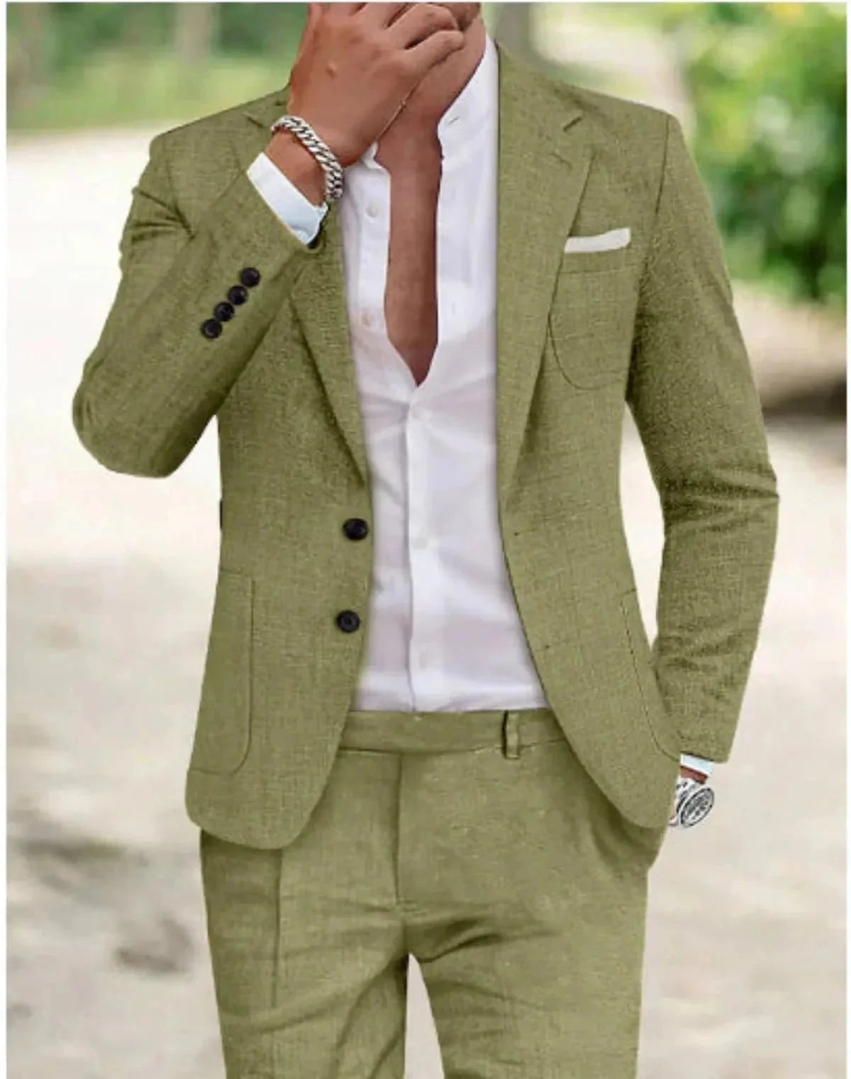 Bruno | Classic Two-Button Wedding Suit Set for Men