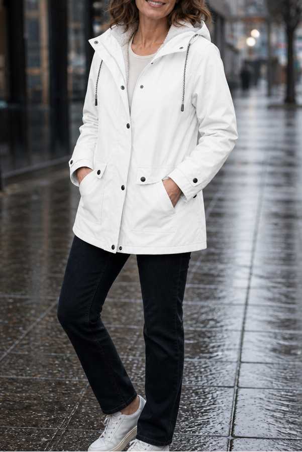 Windloft | Waterproof Hooded Jacket – Plush Lining für Frauen