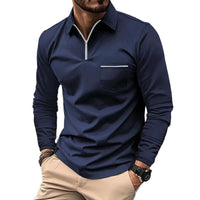 Christian | Klassisches und elegantes Herren Langarm Polohemd