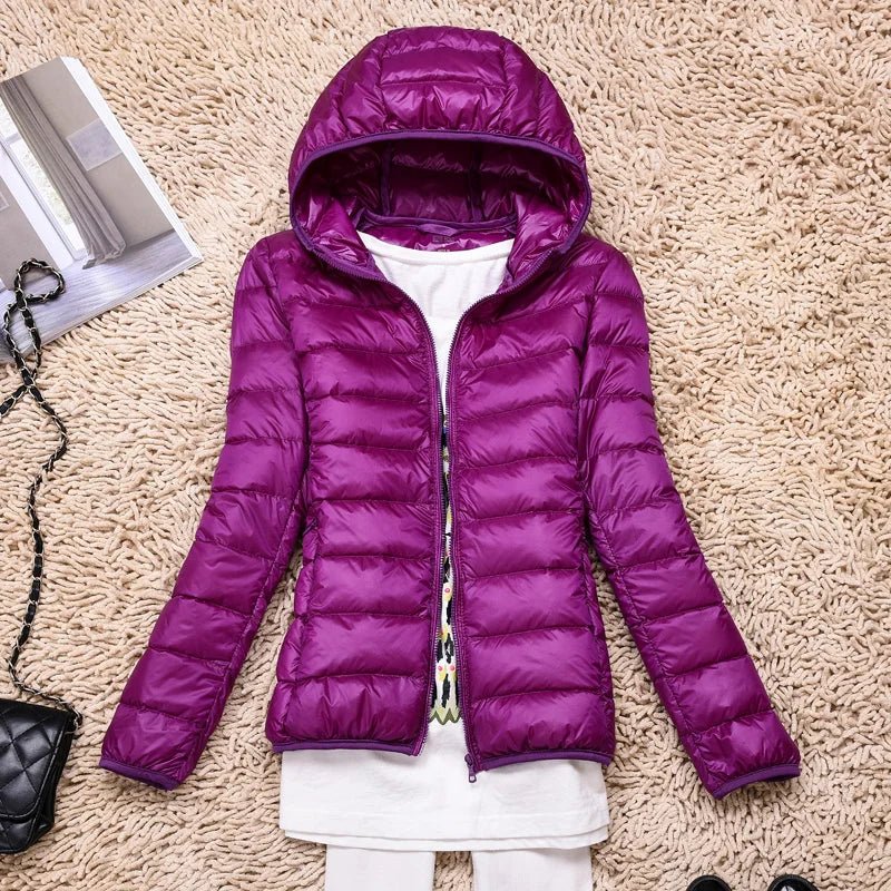 Kathrin | Ultralight Daunenjacke für Reisen und Alltag