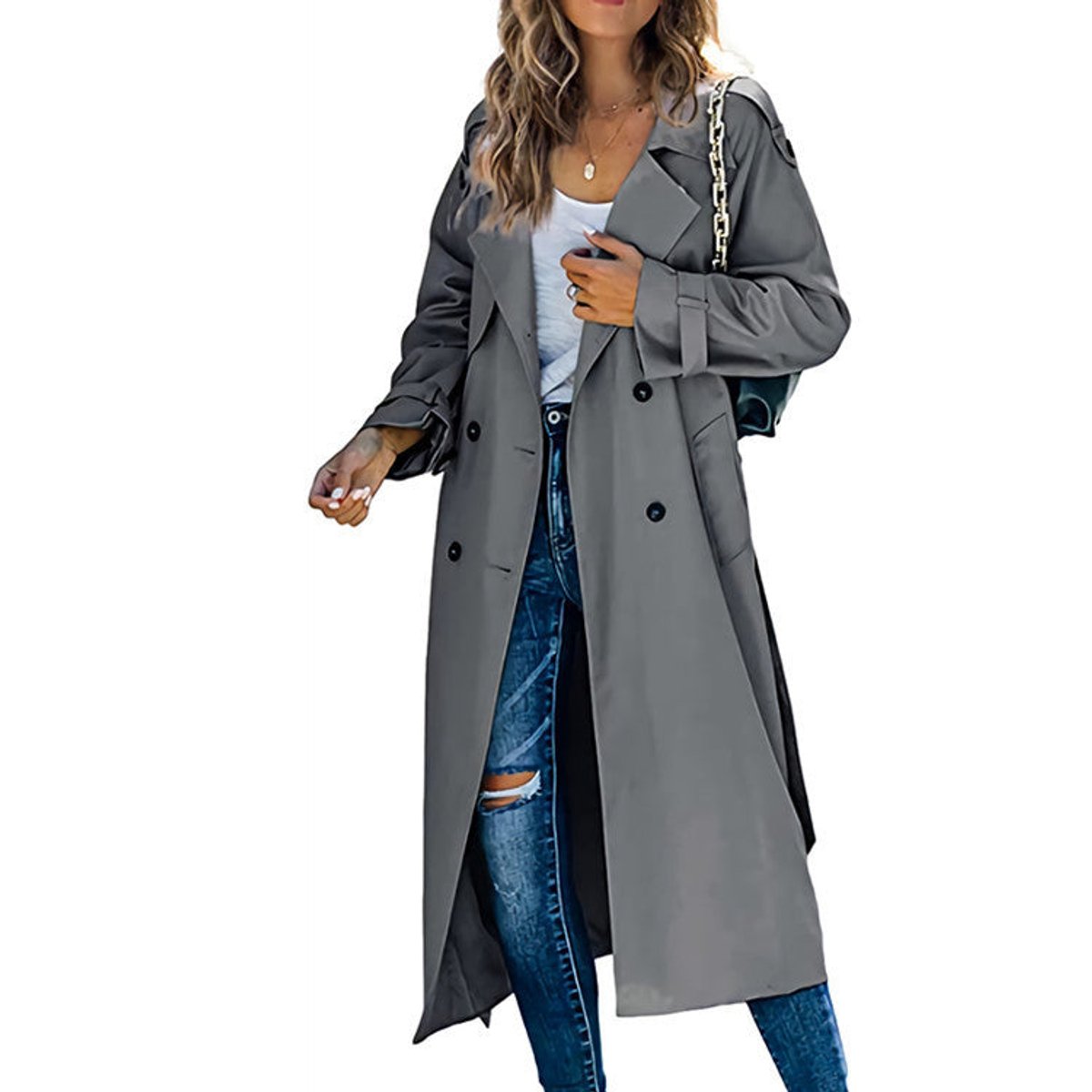 Doreen | Oversized und eleganter Damen Trenchcoat