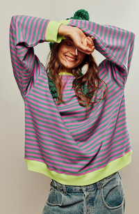 Mila | Lässiger und Farbenfroher Oversize Damen Pullover