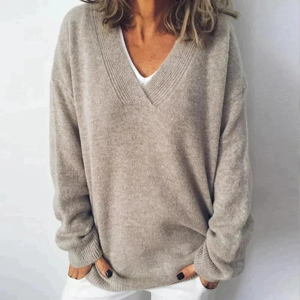 Lexies | Sweater – Luxurious V-Neck Style for Women