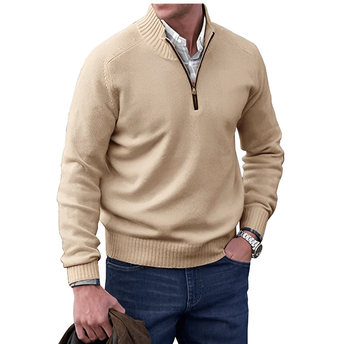 Jonas | Bequemer und stilvoller Herren Strickpullover