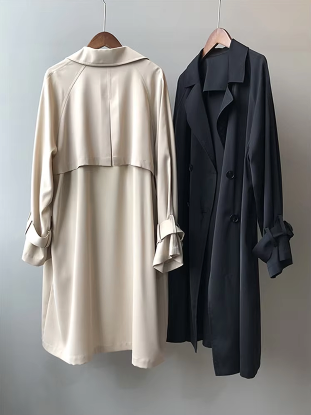 Juliane | Langer wasserfester Trenchcoat für Frauen