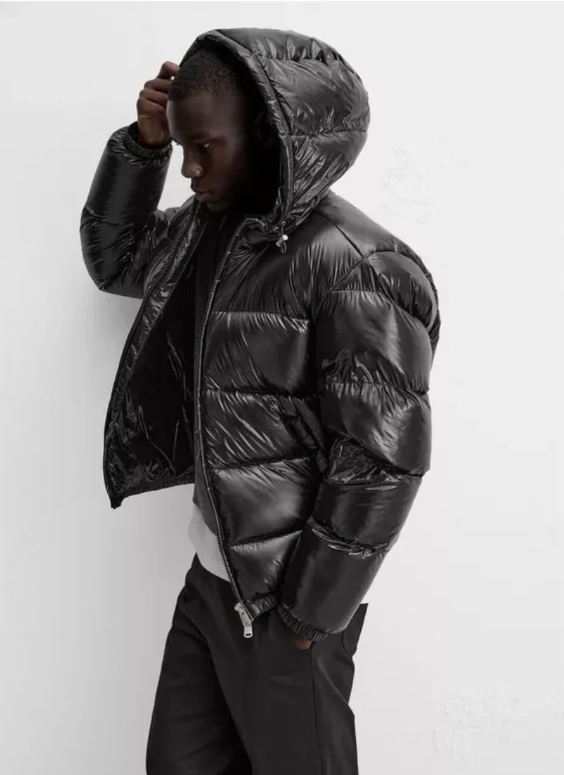 Apex | Puffer Jacket – Quilted Style with Warm Sherpa Lining for Men