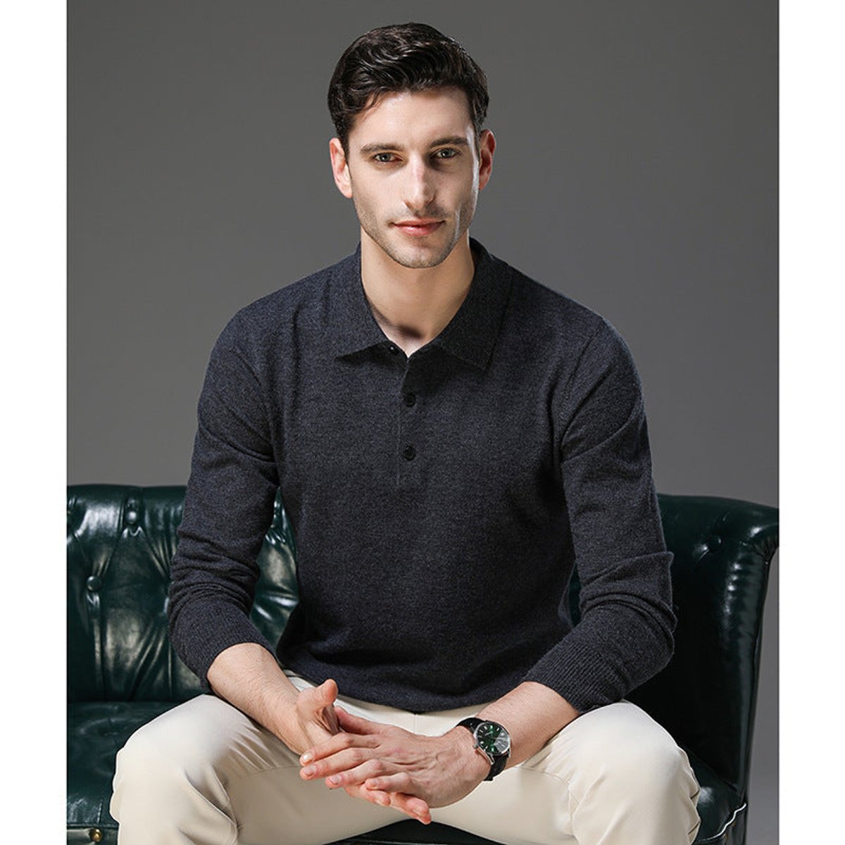 David | Eleganter und moderner Kaschmir Strickpullover