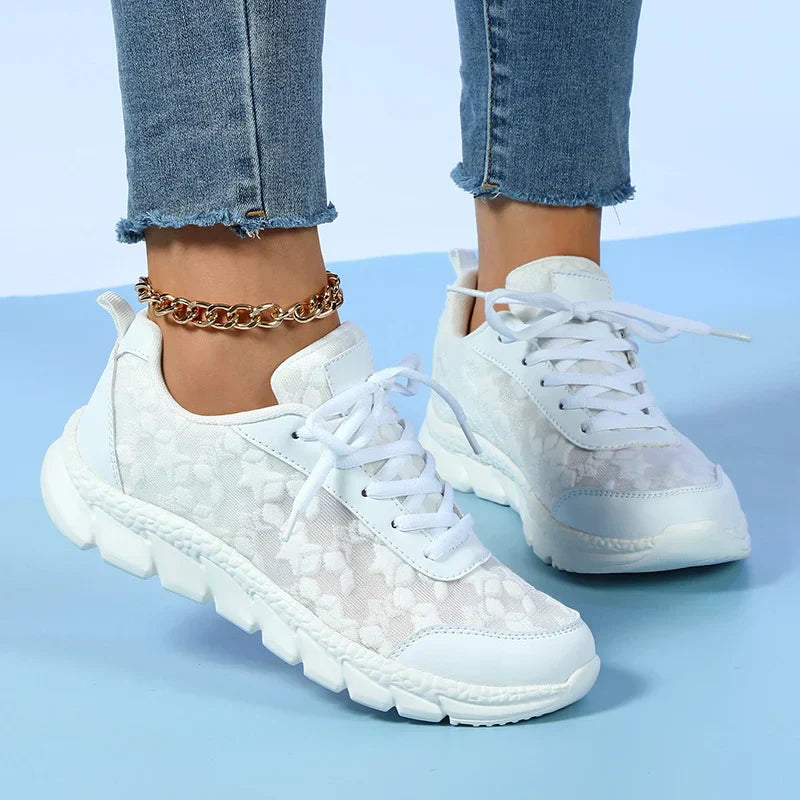 Sofia | Stilvolle und atmungsaktive orthopädische Slip-On-Sneaker aus Mesh