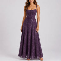 Sophia | Florales Und Elegantes Korsett-Maxi Hochzeitskleid