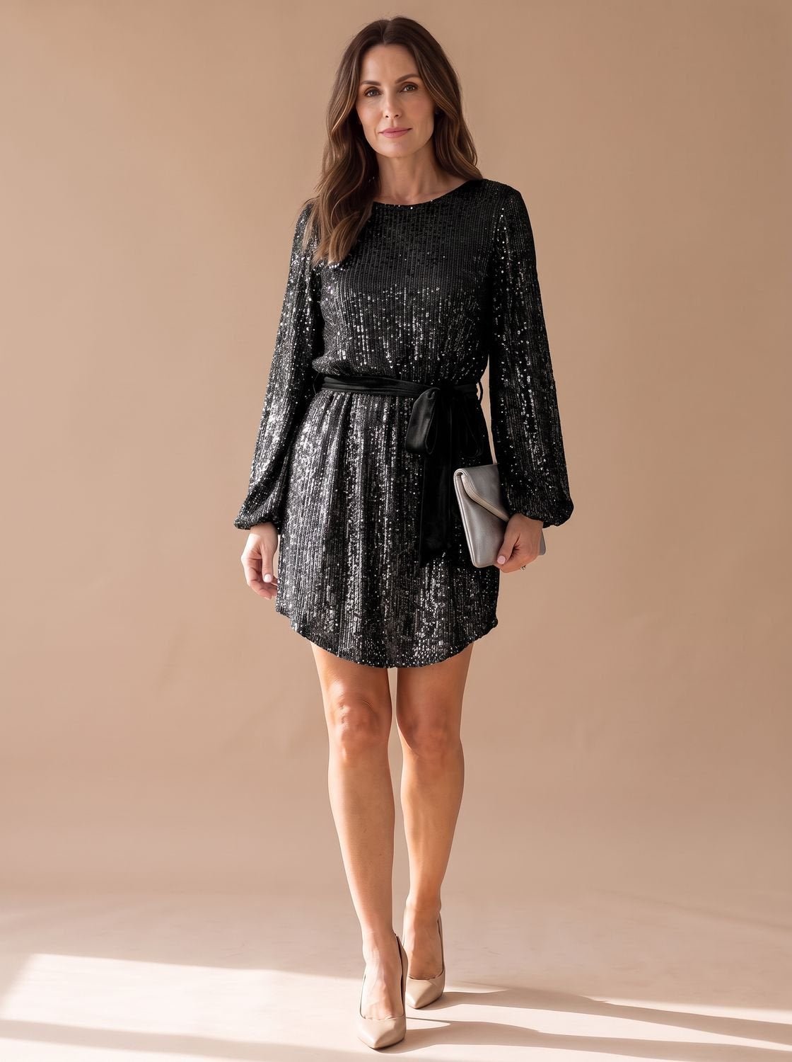 Mia | Mini Party Kleid – Funkelnde Pailletten für Frauen