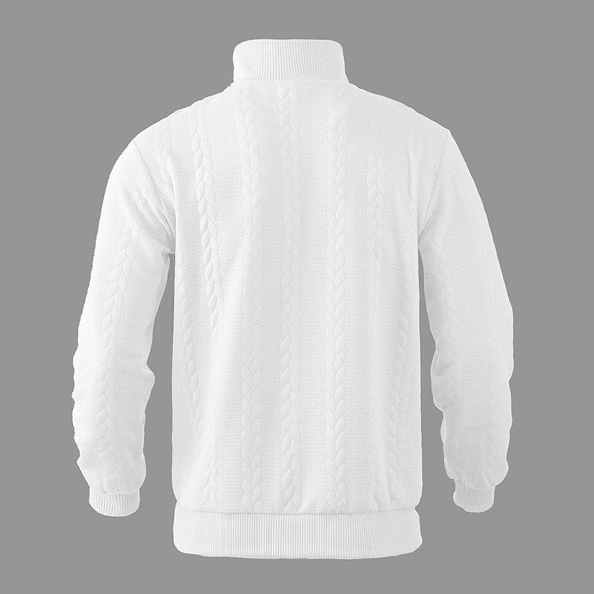 Lukas | Klassisches Und Bequemer Herren Strickpullover mit Quarter-Zip