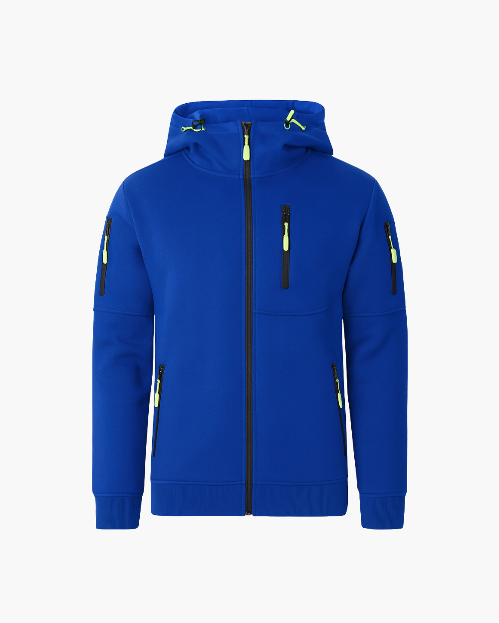 Tech-Fit Sweatjacke mit Reißverschlusstaschen