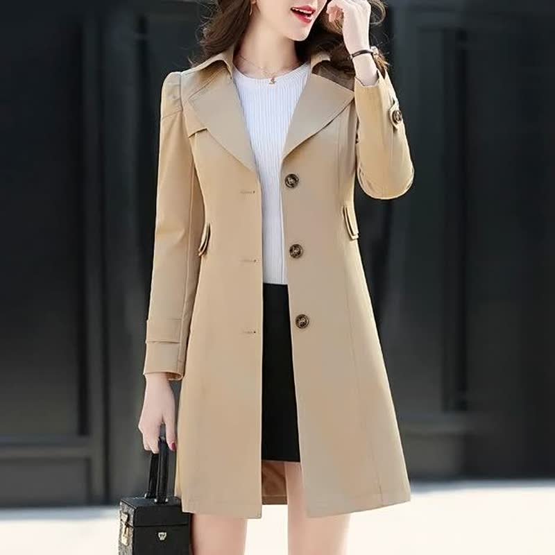 Julia | Bequemer und doppelreihigem Verschluss Trenchcoat
