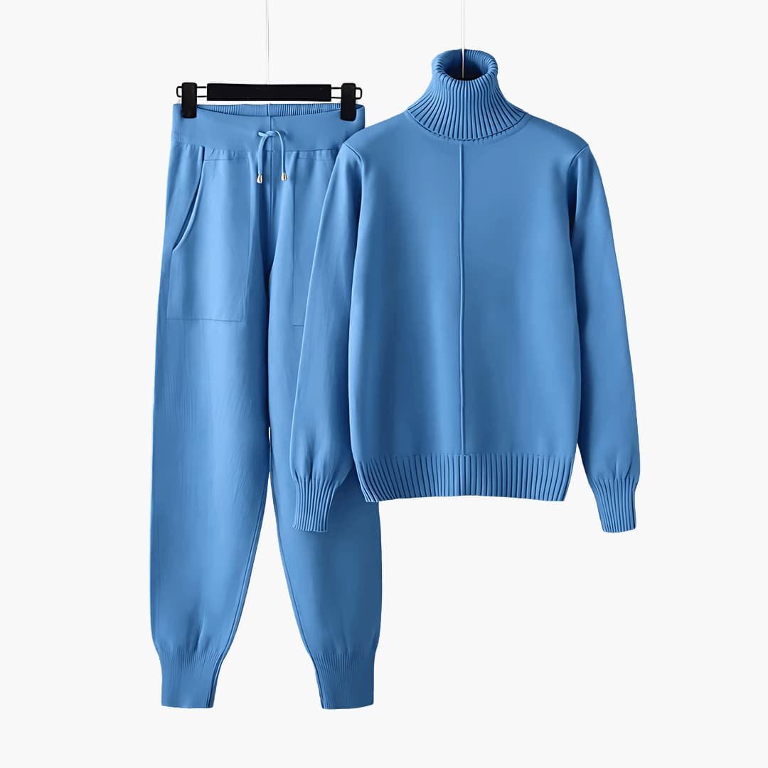 Knitwear | Turtleneck Knit Lounge Set for Women