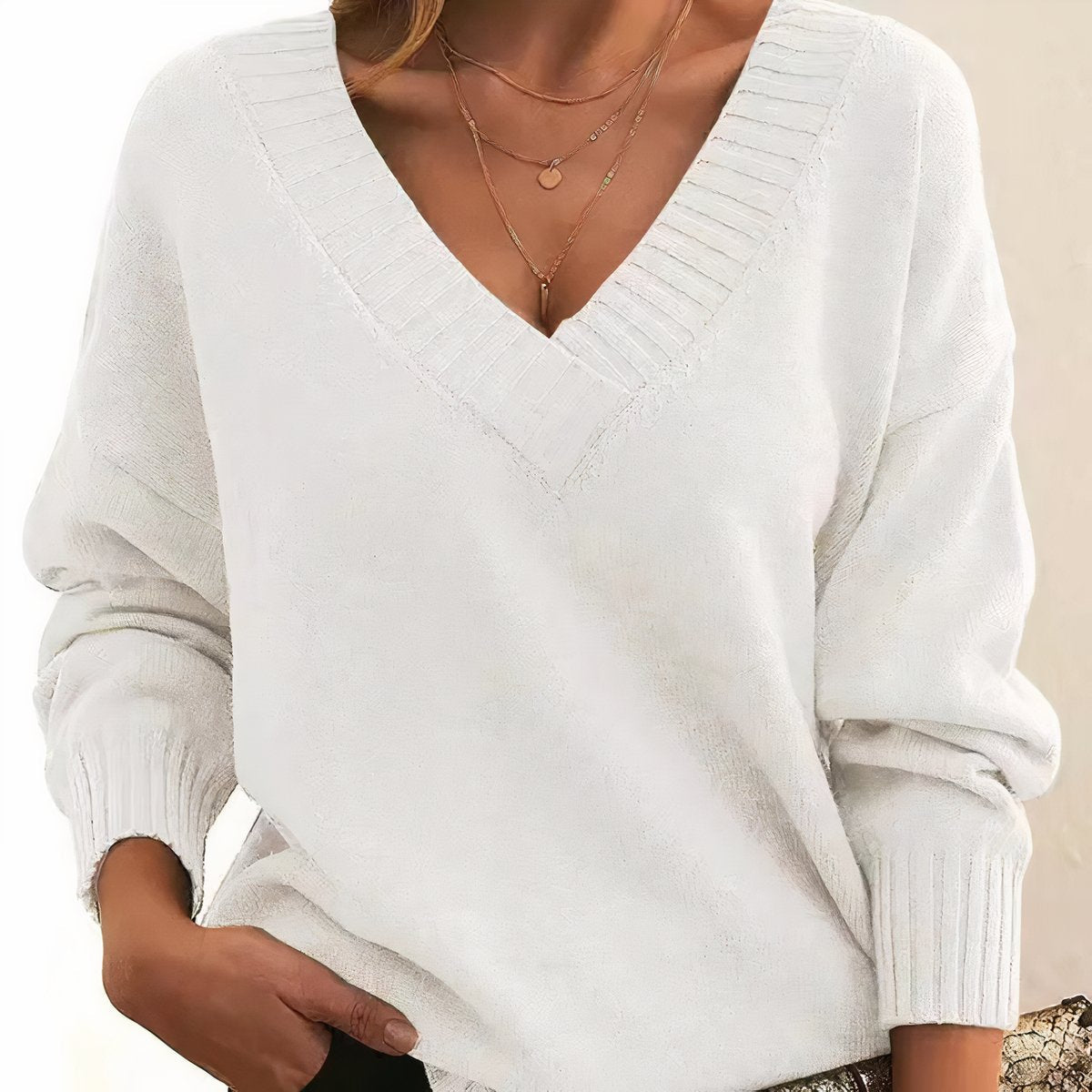 Elise | Eleganter Und Weicher Damen Kaschmir Strickpullover