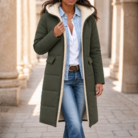 Clara | Zeitloser und kuscheliger Damen Sherpa Langmantel