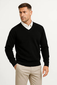 Max | Hochwertiger und Eleganter Slim-Fit-Kaschmirpullover