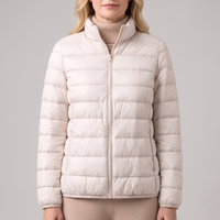 Karolin | Leichte und elegante Damen Pufferjacke mit Daunenfüllung