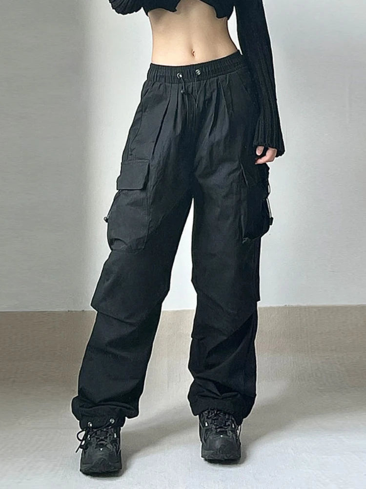 Katrin | Trendige Weitbein Cargohose für Damen