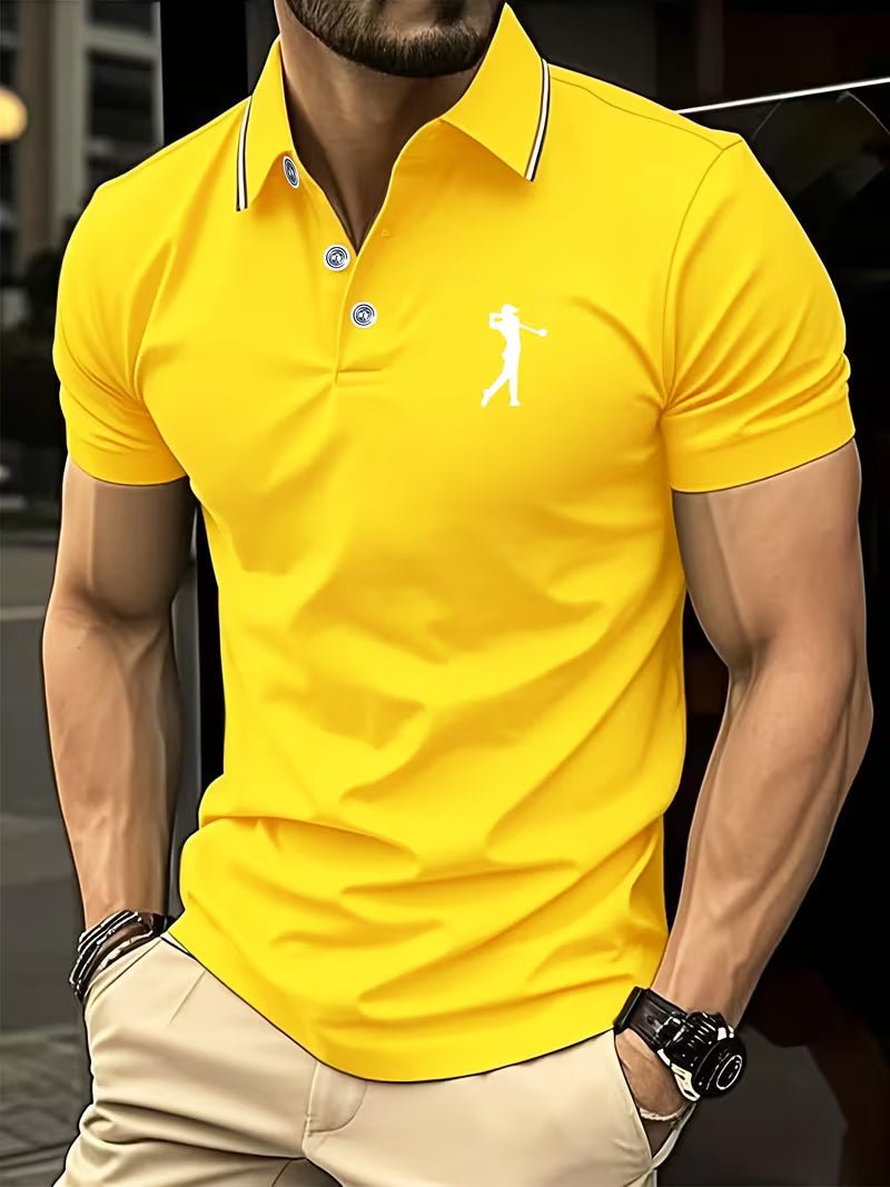 Arnold | Golf Polo-Shirt – Kurzarm mit Print für Männer