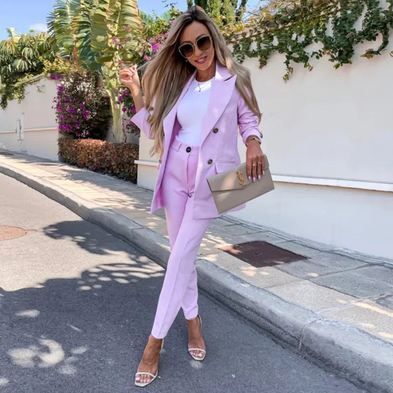 Franziska | Elegantes und modernes Blazer Zweiteiler Set