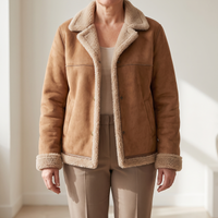 Lisa | Elegante Und Warme Shearling Winterjacke