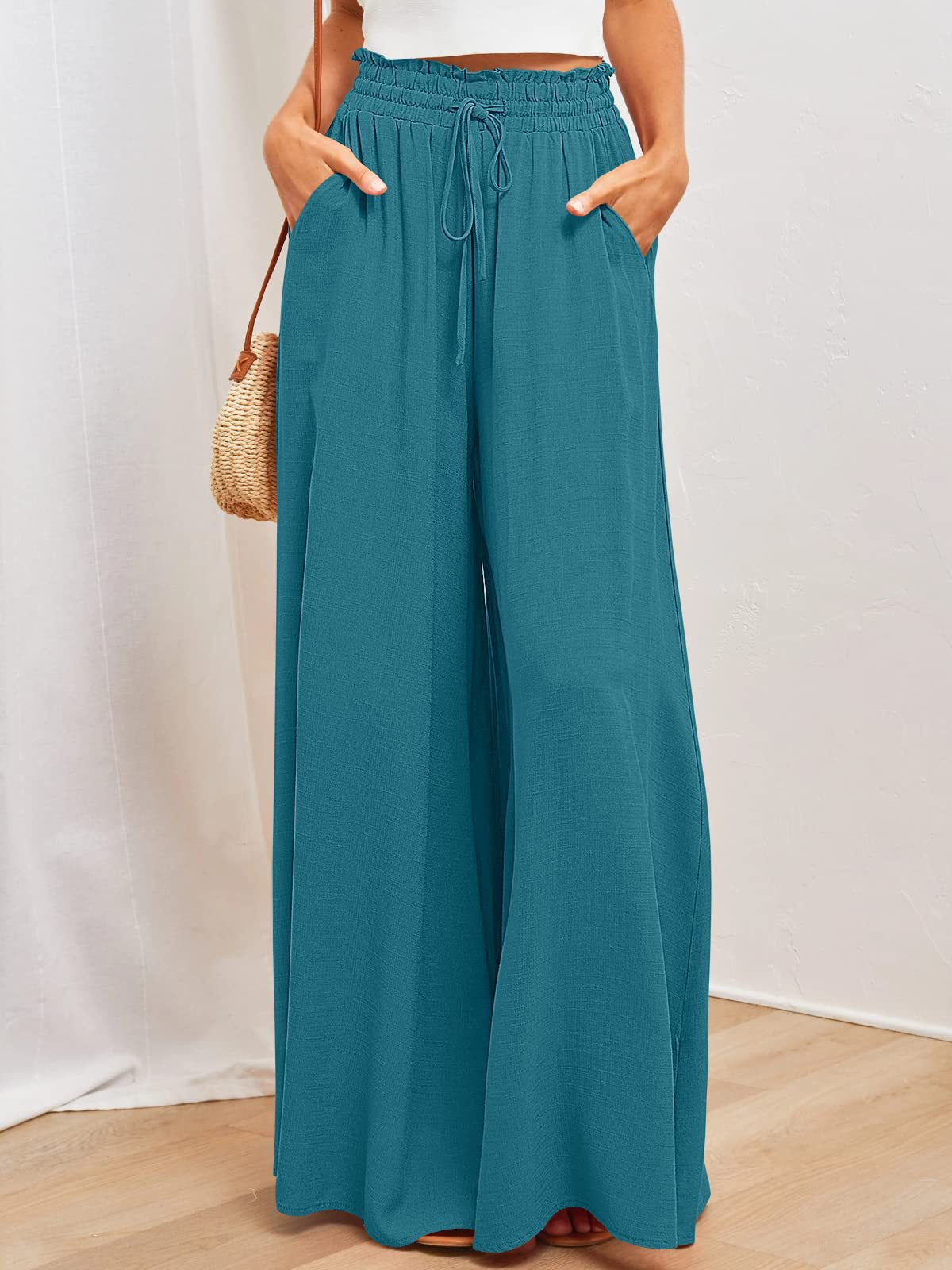 Antonia | Elegante und luftige Weitbein Palazzohose