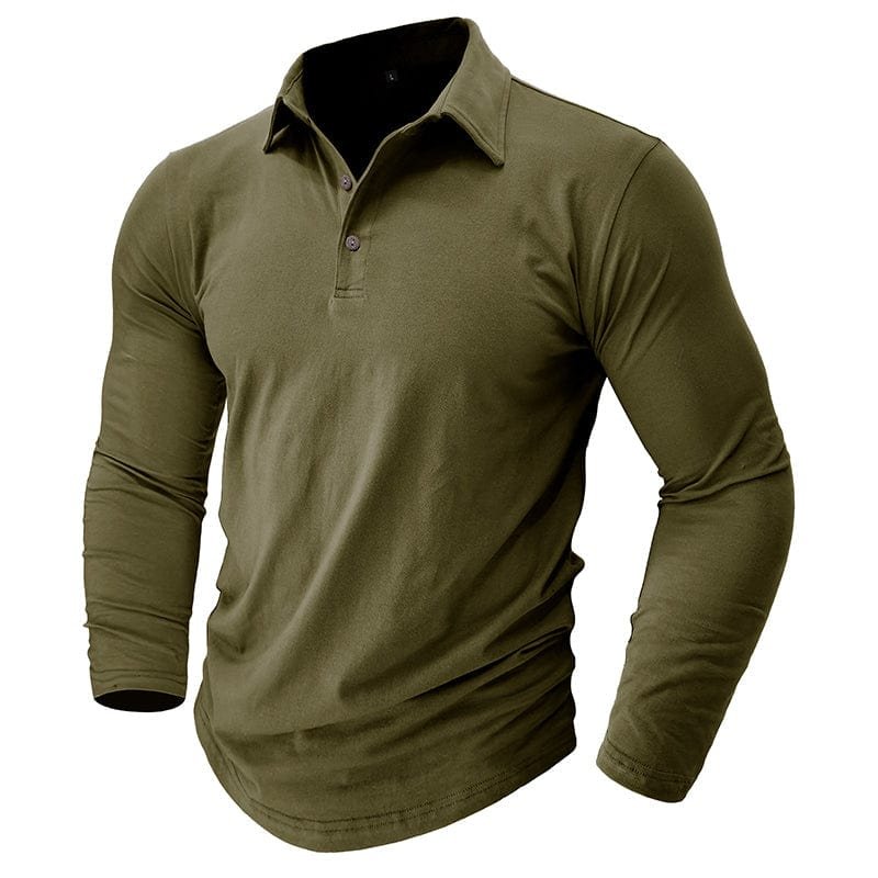 Owen | Langärmeliges Polo – Stilvolle Eleganz für Männer