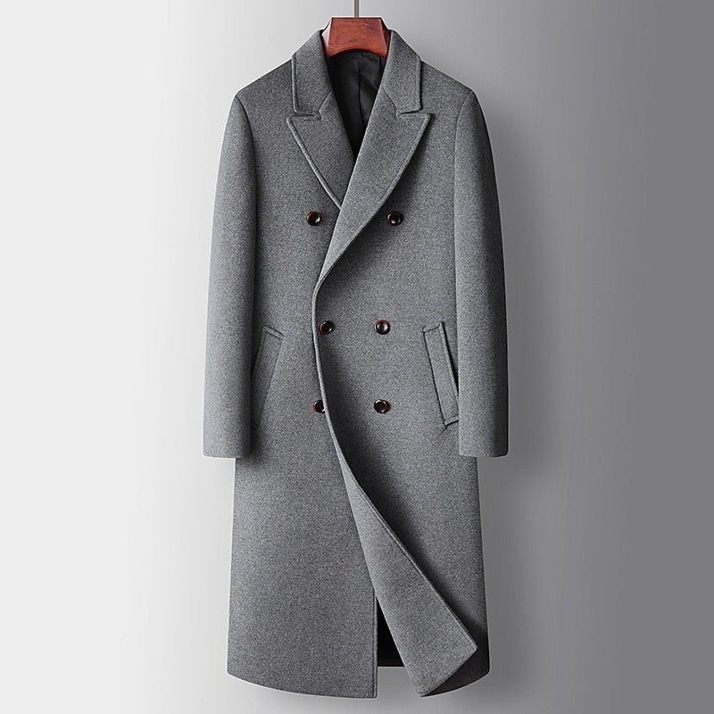 Gregor | Doppelreiher Mantel – Stilvoller, warmer Look für Männer
