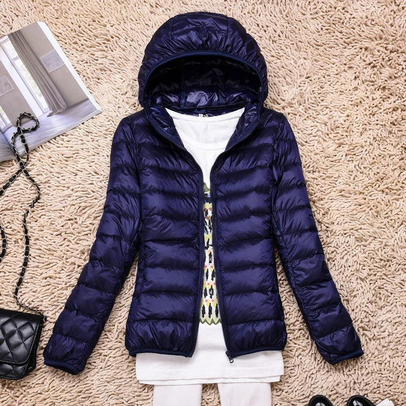 Kathrin | Ultralight Daunenjacke für Reisen und Alltag