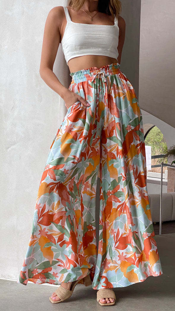 Antonia | Elegante und luftige Weitbein Palazzohose