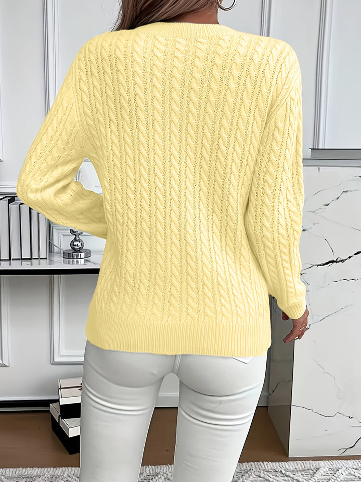 Lena | Moderner Und Weicher High-Low Strickpullover