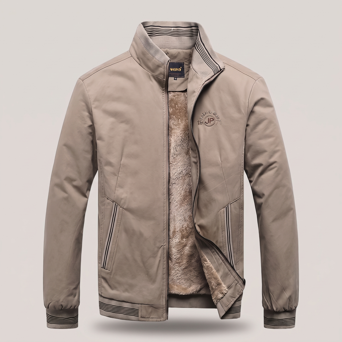 Wärmeschicht | Sherpa Lined Jacket – Klassischer Look für Männer