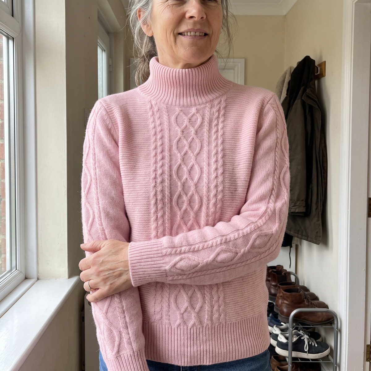 FLUFFONIA | Turtleneck – Kuscheliges Strickoberteil für Damen