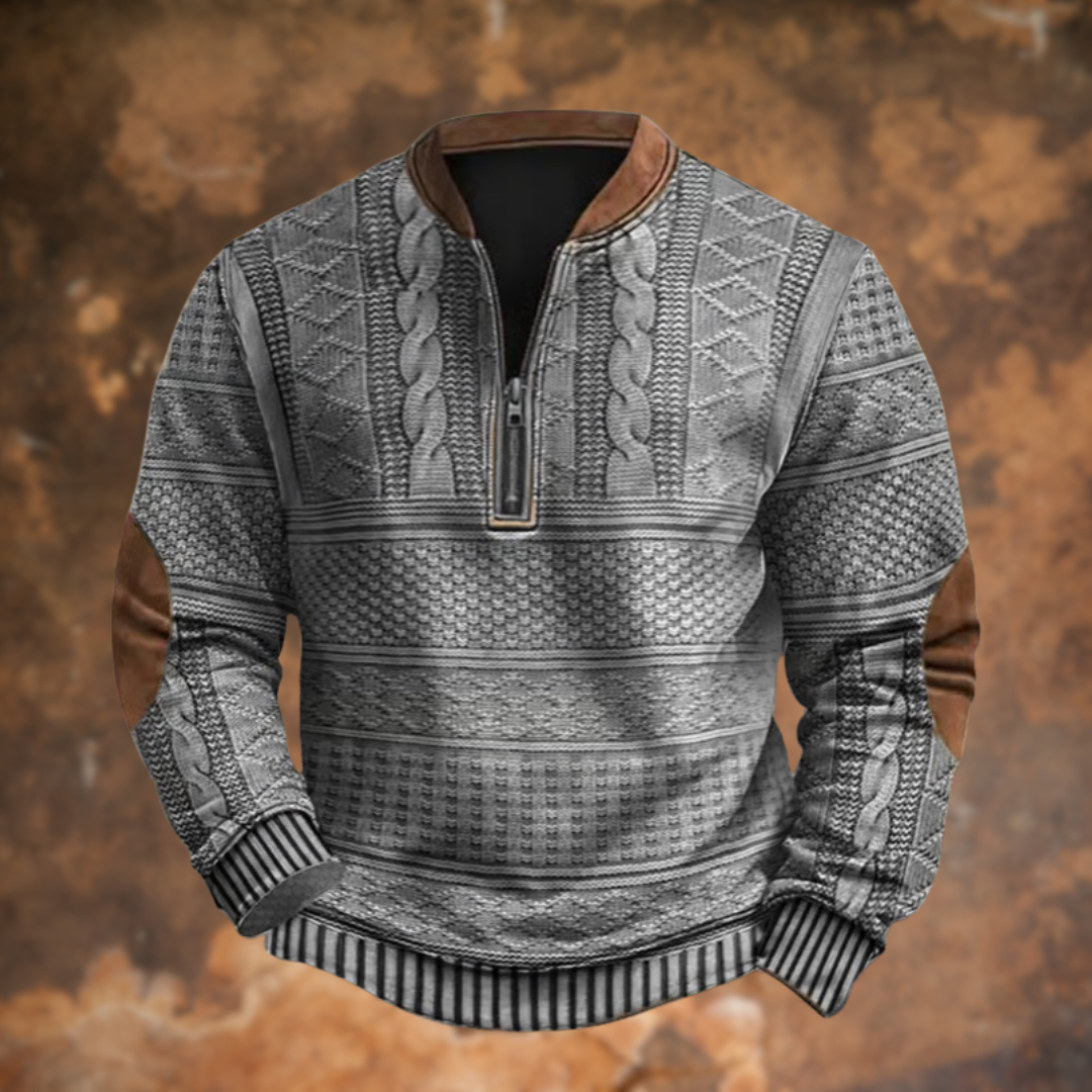 Levi | Pullover mit Reißverschluss – Stilvoller Komfort für Männer