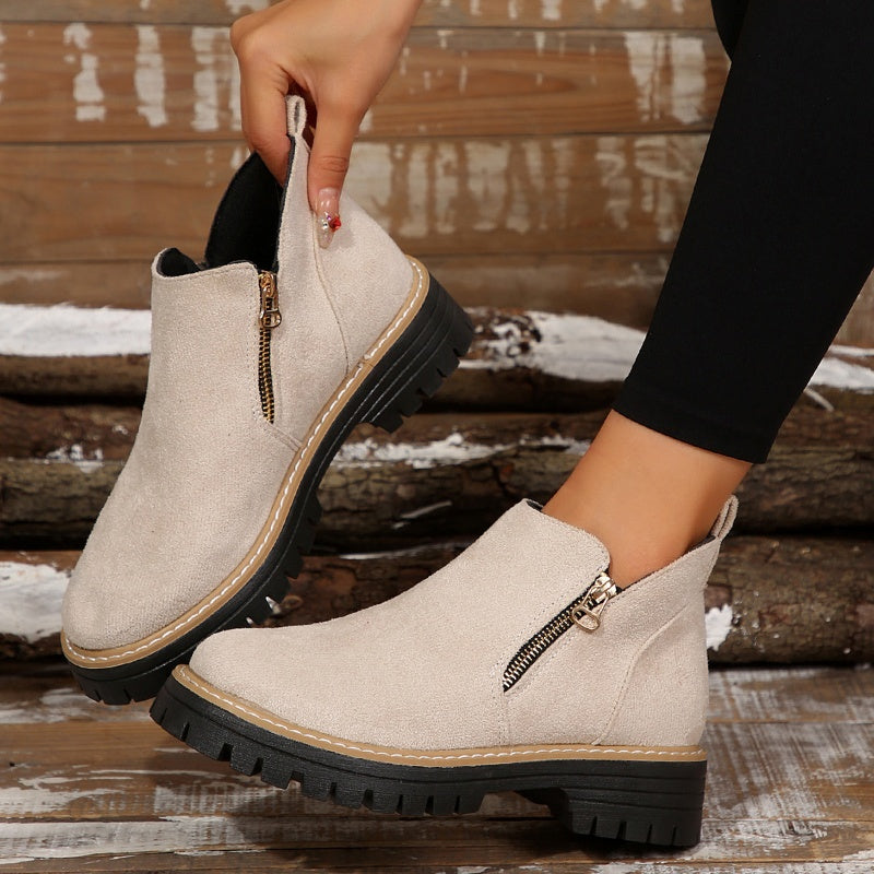 Amelia | Moderne und bequeme Plateau Stiefeletten