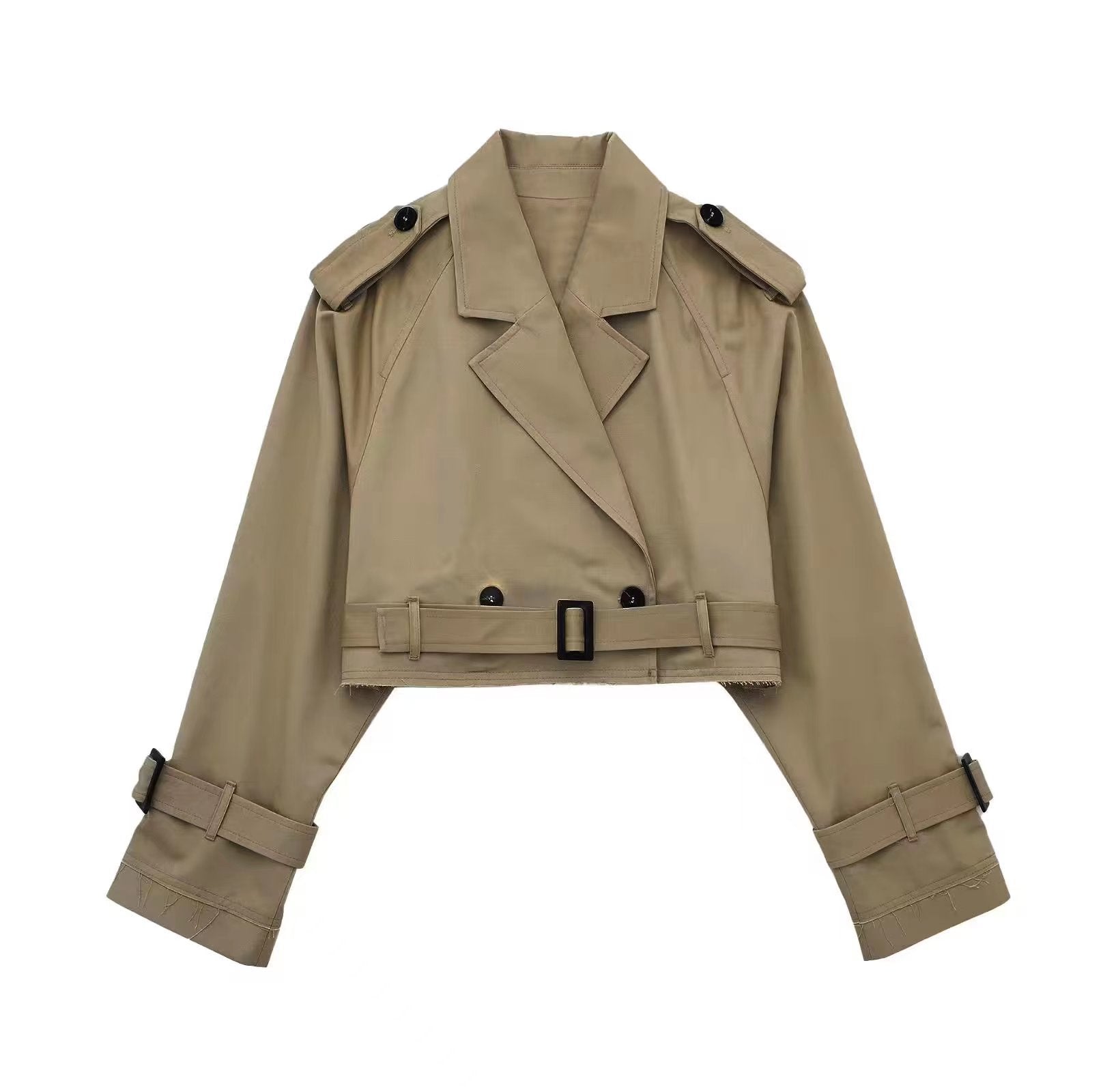 Franziska | Kurzer und eleganter Damen Trenchcoat