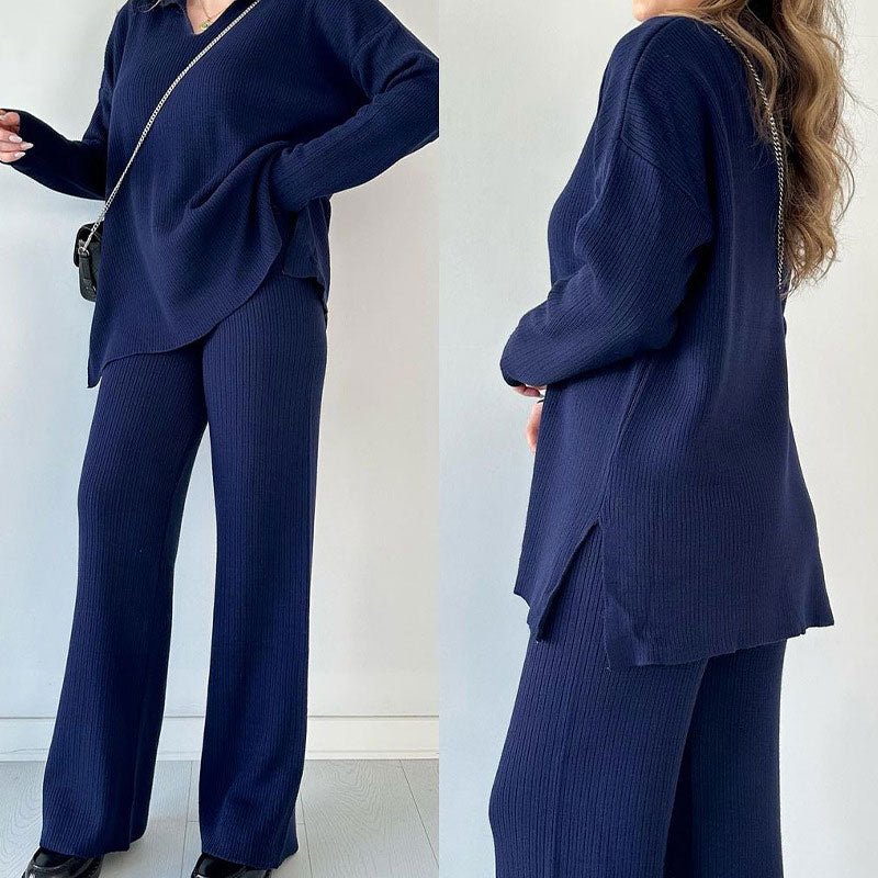 Simone | Zweiteiliger Strickanzug – Eleganter Komfort für jeden Anlass