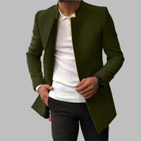 Florian | Bequemer und moderner Slim-Fit-Wollmantel