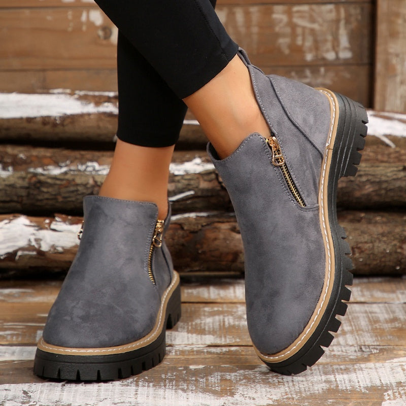Amelia | Moderne und bequeme Plateau Stiefeletten